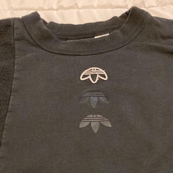 ADIDAS ORIGINALS BY ALEXANDER WANG Inside-out Sweatshirt Black Unisex Size S - Picture 7 of 11